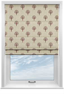 Emily Bond Yew Tree, Mulberry - Roman Blind